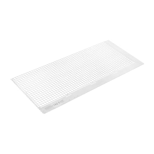 Homoyoyo Werkzeug Metall Zeichenlineal Lineal DIY Zeichenwerkzeug Mesh Zeichenwerkzeuge DIY Mesh Lineal Stickerei Perlen Malwerkzeug Silber Edelstahl Homoyoyo Werkzeug Metall Zeichenlineal Lineal DIY Zeichenwerkzeug Mesh Zeichenwerkzeuge DIY Mesh Lineal Stickerei Perlen Malwerkzeug Silber Edelstahl von Homoyoyo