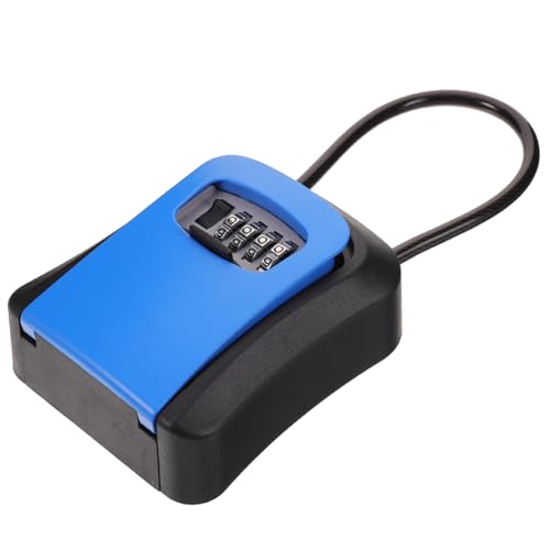 Homoyoyo Wetterfeste Schlüsselsafe Stelligem Zahlencode Edelstahl Draht Haken Schlüsselbox zur Wandmontage Robuste Key Lock Box für Haus Schlüssel Sicherer Schlüsselsafe Außen Geeignet von Homoyoyo