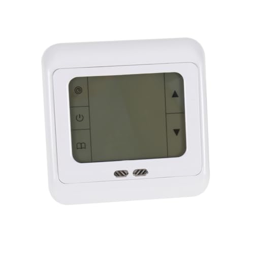 Homoyoyo Wireless-Controller Heizungsthermostat Berührungsempfindlicher Bildschirm Elektroheizung Regler Weiß W-LAN Wärmepumpe Zentral WLAN-Thermostat von Homoyoyo