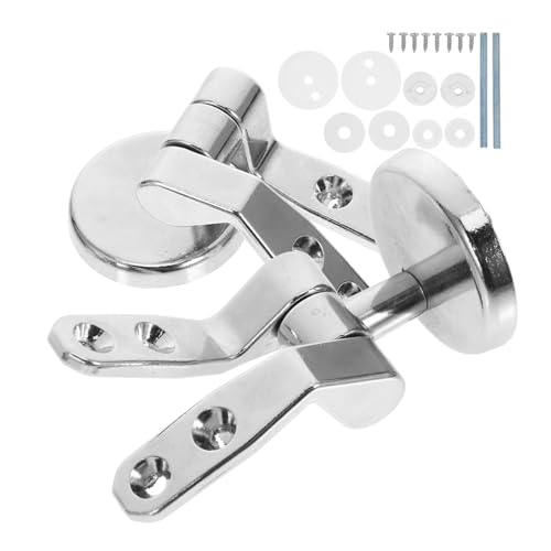 Homoyoyo Zinklegierung Toilettensitz Scharnierset Befestigung Wc Sitz Ersatz Soft Close Absenkautomatik Toilettendeckel Halterung Einfache Montage Langlebig Stabil Homoyoyo Zinklegierung Toilettensitz Scharnierset Befestigung Wc Sitz Ersatz Soft Close Absenkautomatik Toilettendeckel Halterung Einfache Montage Langlebig Stabil von Homoyoyo