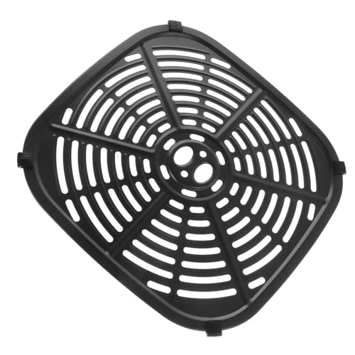 Homoyoyo Zubehör Für Fritteusen Heißluftfritteuse Luftfritteusengrill Instant Plus Air Fryer Accessoires Liner Air Fryers Accessoires Tabletts Friteuse Ersatz Platte Plastik Schwarz von Homoyoyo