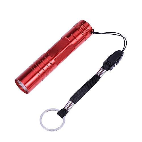 Homoyoyo -taschenlampe für Den Außenbereich Rote Aluminiumlegierung Kompakte Mini-taschenlampe für Camping Wandern Notfälle Keine Batterie Im Lieferumfang Enthalten von Homoyoyo