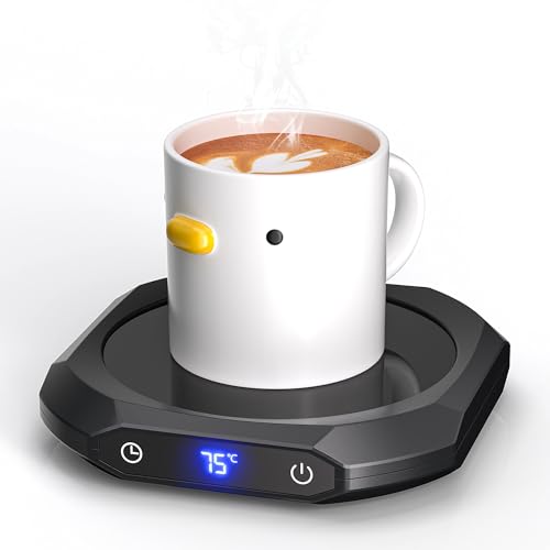 Tassenwärmer Kaffeewärmer, Elektrischer Getränkewärmer mit 3 Temperatureinstellungen,Kerzenwärmer 1-12H Abschaltautomatik Smart Schreibtisch Kaffetasse Warmhaltend für Kaffee Tee Kakao Milch Tassenwärmer Kaffeewärmer, Elektrischer Getränkewärmer mit 3 Temperatureinstellungen,Kerzenwärmer 1-12H Abschaltautomatik Smart Schreibtisch Kaffetasse Warmhaltend für Kaffee Tee Kakao Milch von Homrich