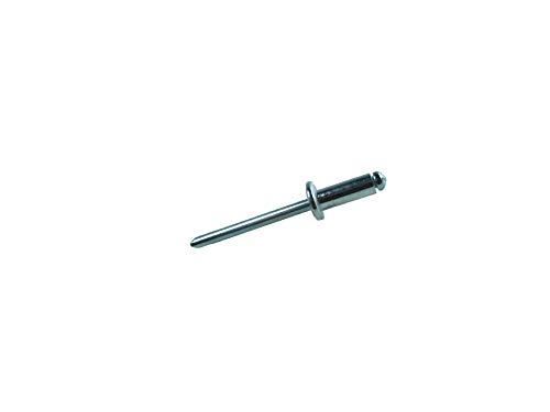 DIN 7337 Blindnieten St. Alu/Stahl Flachkopf 6,0 mm x 12 mm (100) Stück von Homry