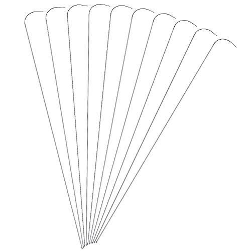 Ferleiss 10 Stück 15,2 cm gebogene Perlennadeln Edelstahl Perlen Spinner Nadel String Perlennadel für und String Bead Ferleiss 10 Stück 15,2 cm gebogene Perlennadeln Edelstahl Perlen Spinner Nadel String Perlennadel für und String Bead von Homry