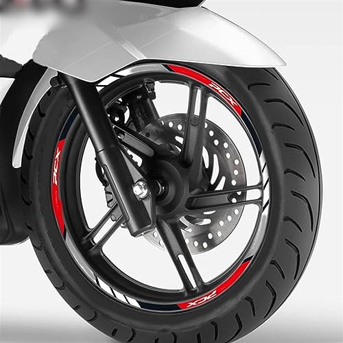 YZTAC Motorrad Aufkleber Für Honda PCX 125 150 Rad Reflektierende Aufkleber Streifen (Color : 5) von Homry