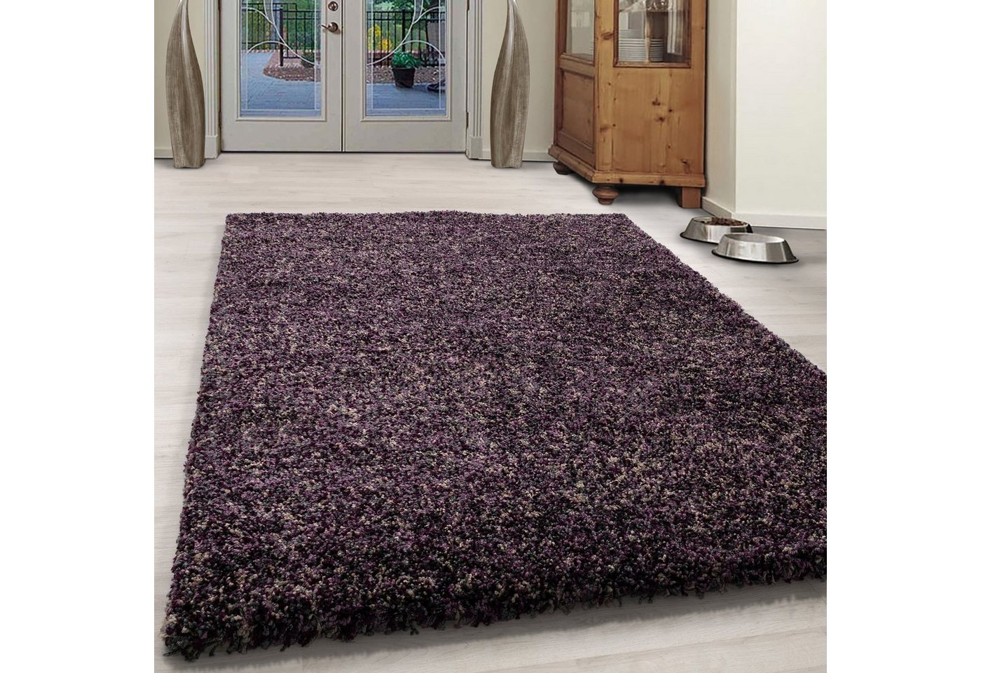 Hochflor-Teppich, Homtex, 60 x 110 cm, Shaggy Teppich Hochflor Langflor Flokati 30 mm von Homtex