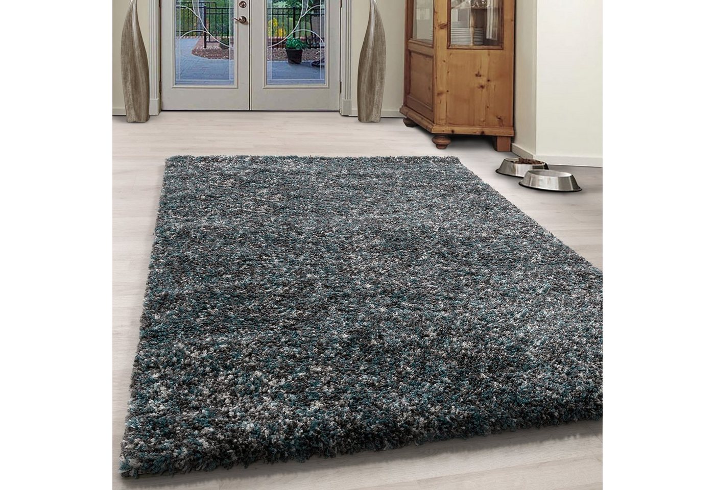 Hochflor-Teppich, Homtex, 60 x 110 cm, Shaggy Teppich Hochflor Langflor Flokati 30 mm von Homtex