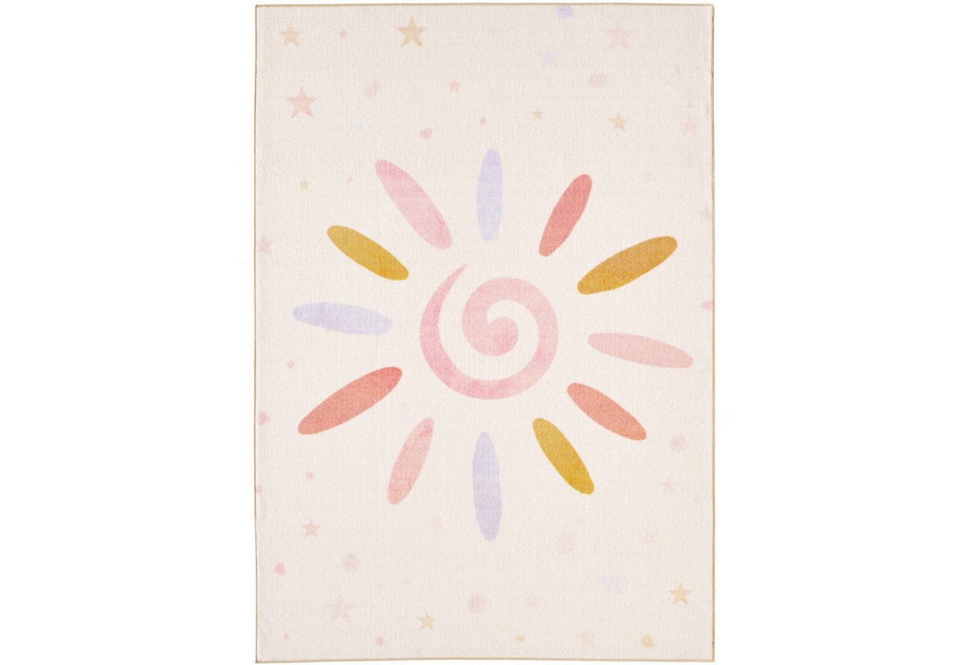 Homtex Kinderteppich, 80 x 120 cm, Strahlender Kinderteppich mit Sonnen- und Sternmuster Homtex Kinderteppich, 80 x 120 cm, Strahlender Kinderteppich mit Sonnen- und Sternmuster von Homtex