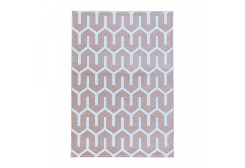 Homtex Teppich, 200 x 290 cm, Moderner Kurzflor-Teppich im Rauten-Design – Pflegeleicht von Homtex