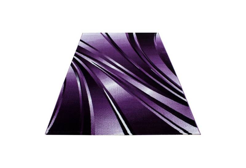 Homtex Teppich, 80 x 150 cm, Moderner Designer-Kurzflorteppich, Abstraktes Wellenmuster, Rechteckig von Homtex