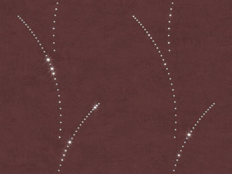 Homtex Vliestapete, Wände mit Vliestapete und diamantgeschliffenen Strass/ Kristallen von Homtex