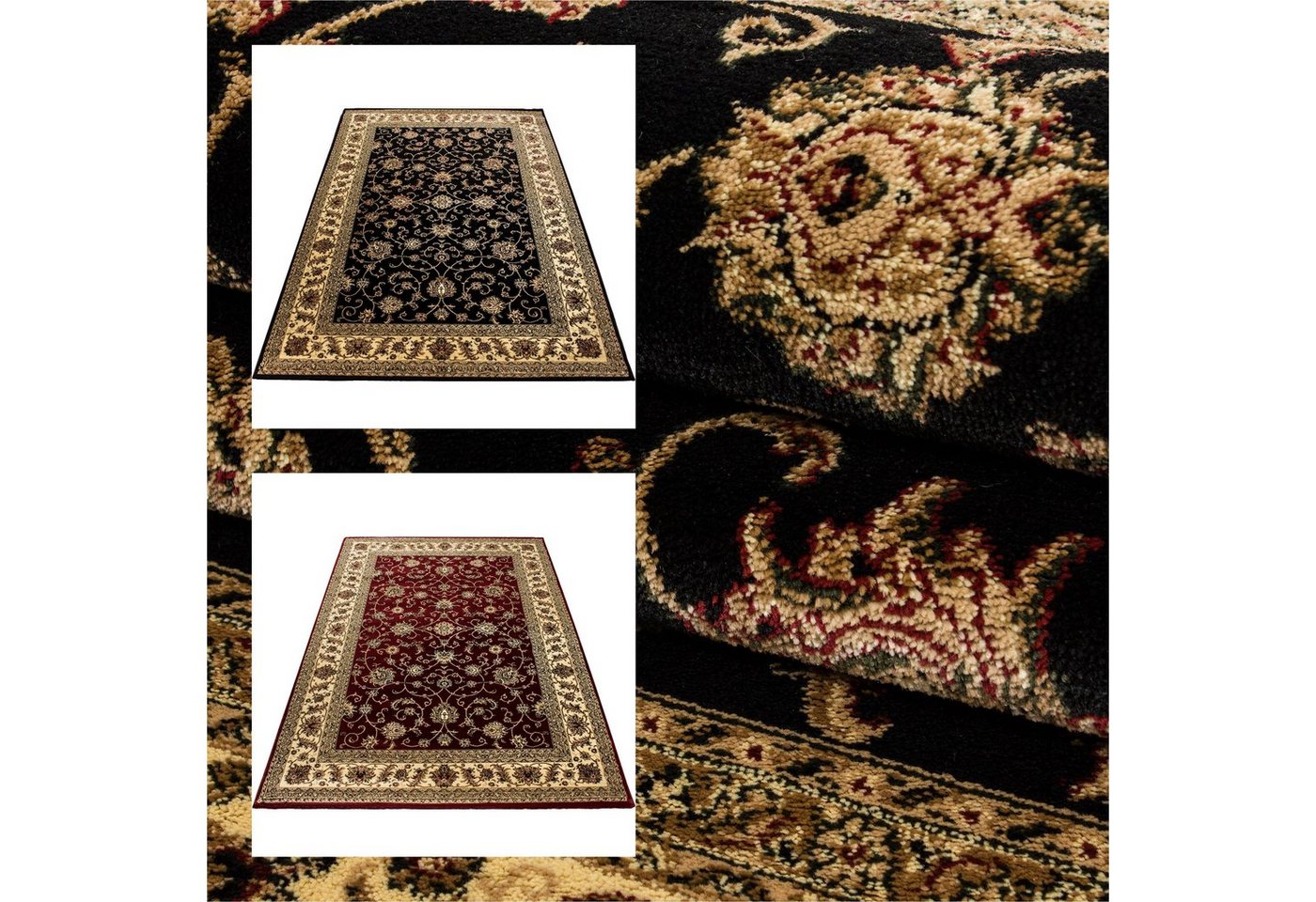 Orientteppich, Homtex, 80 x 150 cm, Orientteppich kurzflor Orientalisch, rechteckig 12 mm, Orient-Dekor von Homtex