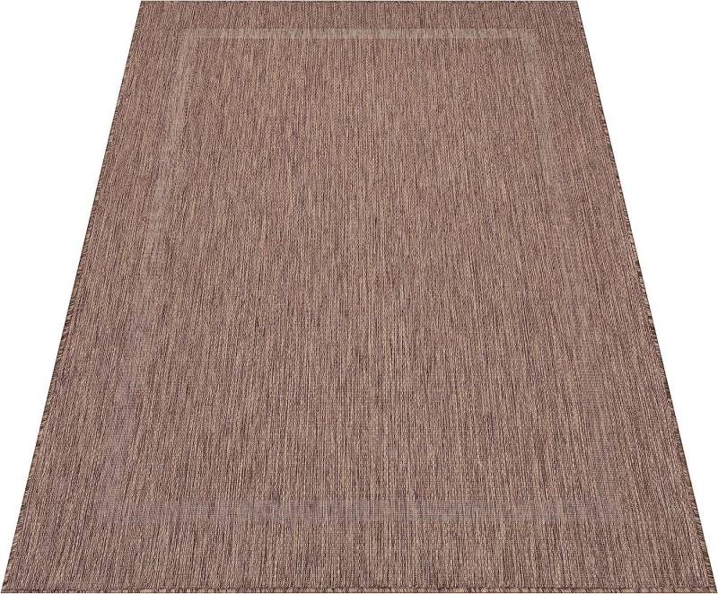 Homtex Outdoorteppich, 60 x 100 cm, Waschbarer In & Outdoor Teppich Wetterfest Balkon Wasserfest Terasse von Homtex