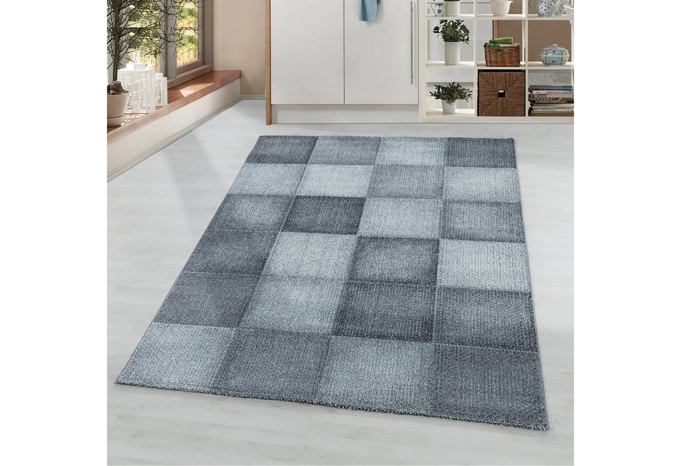 Teppich, Homtex, 80 x 150 cm, Kurzflor Teppich, Moderner Designer Teppich rechteckig, Höhe 8 mm von Homtex