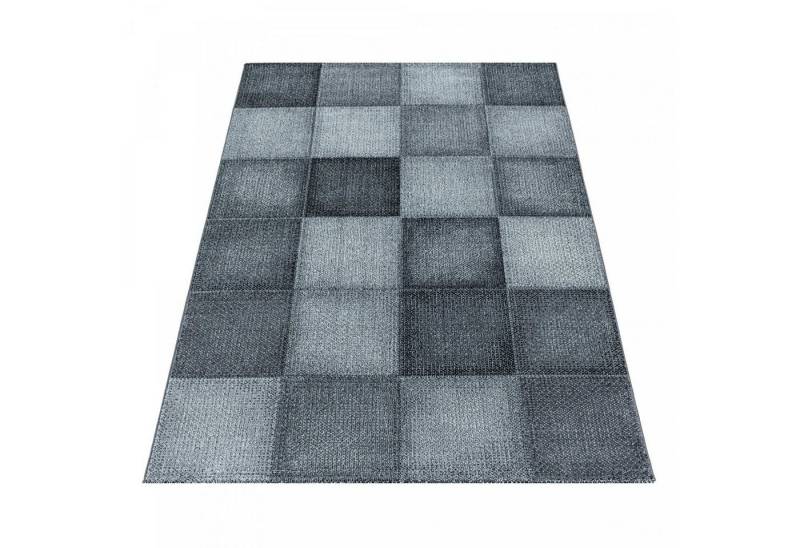 Homtex Teppich, 80 x 150 cm, Moderner Designer Kurzflor Teppich - Karo Design für Wohnzimmer von Homtex