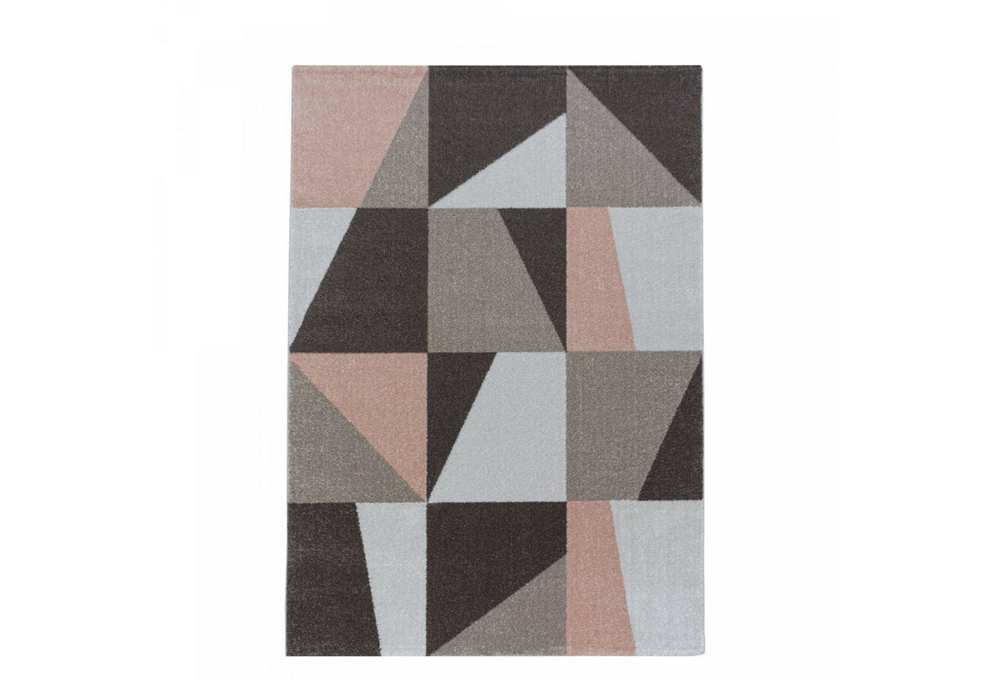 Teppich, Homtex, 80 x 150 cm, Designer Kurzflor Teppich modern design meliert kariert Höhe 10 mm von Homtex