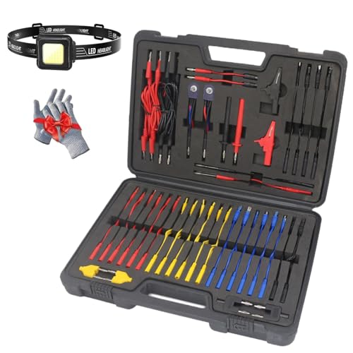 Aeswave Prüfleitungssatz, Aeswave Utest Advanced Terminal Testing Kit, Kfz-schaltkreis-multimeter-prüfleitungen, Kabelverbinder, Power Back Probe-relais-kabelverbinder-kits mit Krokodilklemmen Aeswave Prüfleitungssatz, Aeswave Utest Advanced Terminal Testing Kit, Kfz-schaltkreis-multimeter-prüfleitungen, Kabelverbinder, Power Back Probe-relais-kabelverbinder-kits mit Krokodilklemmen von Homtrator