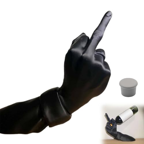 Einzigartiges Weinregal In Form Eines Mittelfingers, Lustiger Weinständer Aus Kunststoff for Die Heimbar-Dekoration, Weinregal Mit Handskulptur, Modernes Geschenk for Die Küchenarbeitsplatte Einzigartiges Weinregal In Form Eines Mittelfingers, Lustiger Weinständer Aus Kunststoff for Die Heimbar-Dekoration, Weinregal Mit Handskulptur, Modernes Geschenk for Die Küchenarbeitsplatte von Homtrator