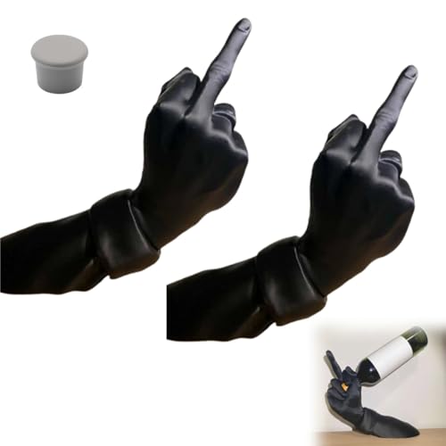 Einzigartiges Weinregal In Form Eines Mittelfingers, Lustiger Weinständer Aus Kunststoff for Die Heimbar-Dekoration, Weinregal Mit Handskulptur, Modernes Geschenk for Die Küchenarbeitsplatte Einzigartiges Weinregal In Form Eines Mittelfingers, Lustiger Weinständer Aus Kunststoff for Die Heimbar-Dekoration, Weinregal Mit Handskulptur, Modernes Geschenk for Die Küchenarbeitsplatte von Homtrator