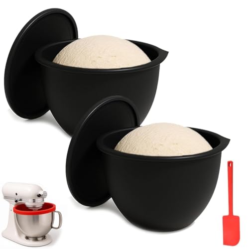 Silikoneinsätze Für 5-Qt-Mixer Mit Kippbarem Kopf, Silikon-Rührschüsseleinsätze, Zubehör Für Standmixer, Ersatz-Mixerschüsseln Für Backen Und Kochen, Hilfsmittel Für Die Küche von Homtrator
