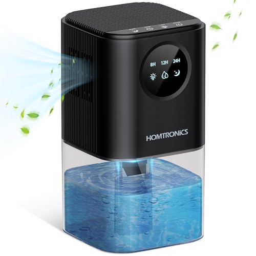 Luftentfeuchter 1.7L, Homtronics Luftentfeuchter Elektrisch, Luftentfeuchter Klein für Zuhause, Luftentfeuchter Tragbarer Leise, 7 Farbiges Licht, Automatische Abschaltung für Bad Schrank Büro Schwarz Luftentfeuchter 1.7L, Homtronics Luftentfeuchter Elektrisch, Luftentfeuchter Klein für Zuhause, Luftentfeuchter Tragbarer Leise, 7 Farbiges Licht, Automatische Abschaltung für Bad Schrank Büro Schwarz von Homtronics