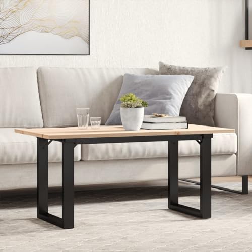Homvdxl 100x50cm Couchtisch Küchentisch für Esszimmer Wohnzimmer Holz Esszimmertische für 4-6 Personen mit Stahlbeinen & Gestell Homvdxl 100x50cm Couchtisch Küchentisch für Esszimmer Wohnzimmer Holz Esszimmertische für 4-6 Personen mit Stahlbeinen & Gestell von Homvdxl