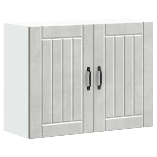 Homvdxl 80x60 cm Hängeschrank Wandschrank Küche Schlafzimmer Badschrank 2 Türen Hängeschrank Badezimmer Modern Schrank Grau Homvdxl 80x60 cm Hängeschrank Wandschrank Küche Schlafzimmer Badschrank 2 Türen Hängeschrank Badezimmer Modern Schrank Grau von Homvdxl