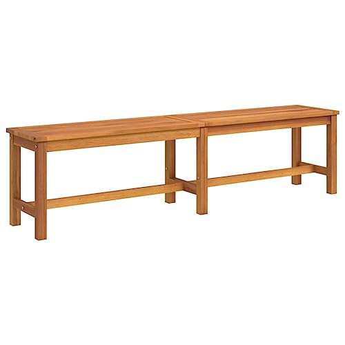 Homvdxl Gartenbank, einfacher Outdoor-Loveseat, Holzbank, Outdoor-Terrassenmöbel, Sitz mit Lamellen-Design, für Veranda/Rasen/Hof, 180 x 35 x 45 cm Homvdxl Gartenbank, einfacher Outdoor-Loveseat, Holzbank, Outdoor-Terrassenmöbel, Sitz mit Lamellen-Design, für Veranda/Rasen/Hof, 180 x 35 x 45 cm von Homvdxl