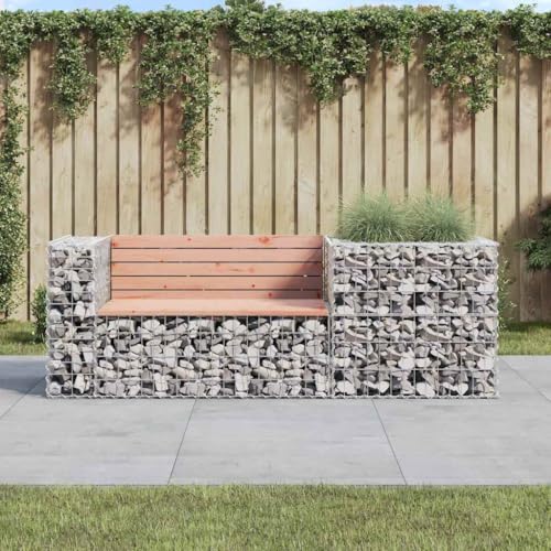 Homvdxl Gartenbank für 2/3 Personen, Gabionenkorbbank für jedes Wetter, 192 cm, Terrasse, Loveseat Parkbank, Stuhl, Veranda-Sitzgelegenheit für Balkon, Deck und Pool, Dunkelbraun Homvdxl Gartenbank für 2/3 Personen, Gabionenkorbbank für jedes Wetter, 192 cm, Terrasse, Loveseat Parkbank, Stuhl, Veranda-Sitzgelegenheit für Balkon, Deck und Pool, Dunkelbraun von Homvdxl