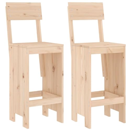 Homvdxl Gartenstühle 2er-Set, Barhocker für den Außenbereich, Esszimmerstuhl mit Rückenlehne, Allwetter-Terrasse, Bistrostuhl, Decksitze für Hinterhof, Rasen, Veranda, Braun Homvdxl Gartenstühle 2er-Set, Barhocker für den Außenbereich, Esszimmerstuhl mit Rückenlehne, Allwetter-Terrasse, Bistrostuhl, Decksitze für Hinterhof, Rasen, Veranda, Braun von Homvdxl