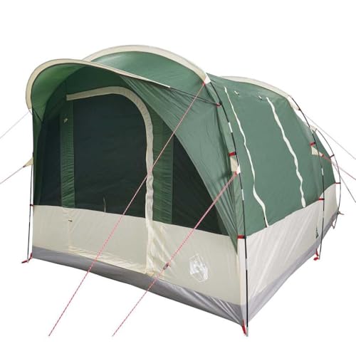 Homvdxl Großes Tunnelzelt für 3 Mann Familienzelt für Camping Einfacher Aufbau wasserdichte Zelte Winddichte Outdoor Zelte für Reisen Strand Camping Wandern Bergsteigen - Grün von Homvdxl