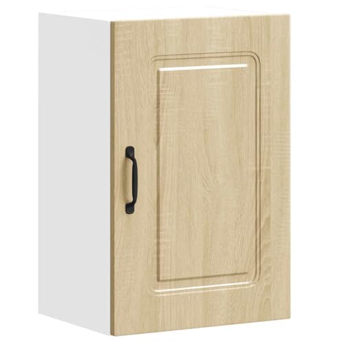 Homvdxl Moderner Küchenschrank 40x31x60 cm Kleine Hängeschränke mit moderner Tür, Einfache Badezimmerschränke mit 2 Etagen Regal für Wohnzimmer Büro - Braun Homvdxl Moderner Küchenschrank 40x31x60 cm Kleine Hängeschränke mit moderner Tür, Einfache Badezimmerschränke mit 2 Etagen Regal für Wohnzimmer Büro - Braun von Homvdxl