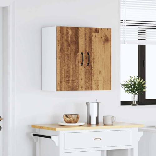 Homvdxl Moderner Küchenschrank 60x31x60 cm Kleine Hängeschränke mit 2 modernen Türen Einfache Badezimmerschränke mit 2 Etagen Regal für Wohnzimmer Büro - Alter Stil Homvdxl Moderner Küchenschrank 60x31x60 cm Kleine Hängeschränke mit 2 modernen Türen Einfache Badezimmerschränke mit 2 Etagen Regal für Wohnzimmer Büro - Alter Stil von Homvdxl
