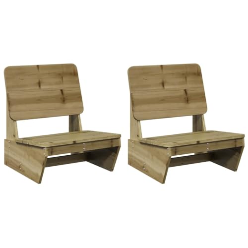 Homvdxl Niedriger Stuhl, 2er-Set, Feuerstelle, Outdoor-Feuerstellenstuhl für Garten, Terrasse, Terrasse und Balkon, wasserabweisend, Holz, Gartensitz mit Rückenlehne, 60 x 64 x 70,5 cm, rustikales Homvdxl Niedriger Stuhl, 2er-Set, Feuerstelle, Outdoor-Feuerstellenstuhl für Garten, Terrasse, Terrasse und Balkon, wasserabweisend, Holz, Gartensitz mit Rückenlehne, 60 x 64 x 70,5 cm, rustikales von Homvdxl