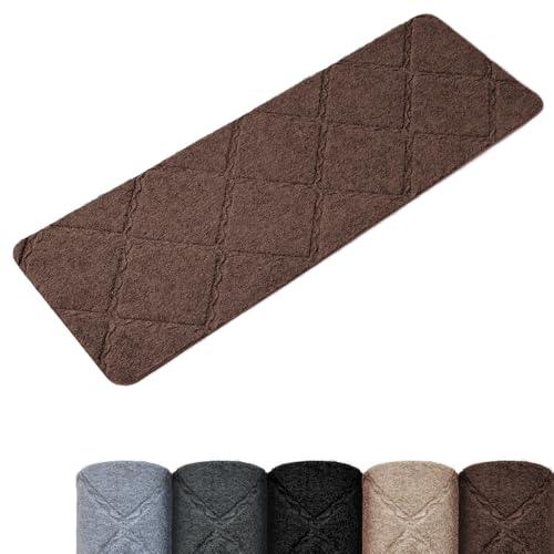 Homwiz Treppenstufen Matten, Stufenmatten Selbstklebend Innen 15 Stück, Treppenstufen Antirutsch Zuschneidbar Wiederverwendbar für Schützen Sie Haustiere, Senioren Kinder (Dunkelbraun, 55cm x 19cm) Homwiz Treppenstufen Matten, Stufenmatten Selbstklebend Innen 15 Stück, Treppenstufen Antirutsch Zuschneidbar Wiederverwendbar für Schützen Sie Haustiere, Senioren Kinder (Dunkelbraun, 55cm x 19cm) von Homwiz