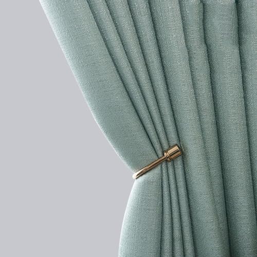Homxi Gardinen Blickdicht 2er Set,2 x 132W x 214H cm,Wärmeisolierende Vorhänge Grün Einfarbig Vorhang Küche Haken Homxi Gardinen Blickdicht 2er Set,2 x 132W x 214H cm,Wärmeisolierende Vorhänge Grün Einfarbig Vorhang Küche Haken von Homxi