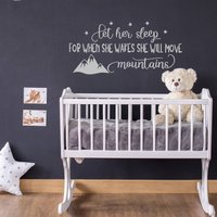 Berge Kinderzimmer Wandtattoo Baby Mädchen Dekor #202 Berge Kinderzimmer Wandtattoo Baby Mädchen Dekor #202 von HomyVinyl
