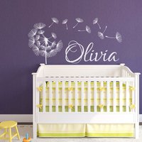 Personalisiertes Pusteblumen Wandtattoo Kinderzimmer Baby Zimmer Dekor #62 Personalisiertes Pusteblumen Wandtattoo Kinderzimmer Baby Zimmer Dekor #62 von HomyVinyl