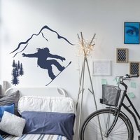 Snowboarder Silhouette Wandtattoo Wintersport Geschenk #187 Snowboarder Silhouette Wandtattoo Wintersport Geschenk #187 von HomyVinyl