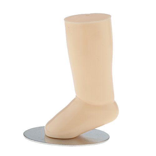 Homyl Fuß Modell Schaufensterpuppe Dekobein Dekofuß zum präsentation für Schmuck/Knöchelkette/Schuhe/Socken - Nude 13cm Baby von Homyl