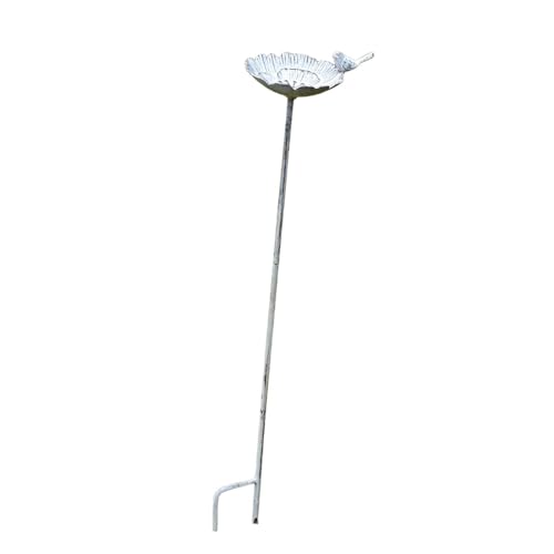 Homyl Vogelbad Dekoration Eisen Stehend Birdfeeder für Rasen Terrasse Balkon von Homyl