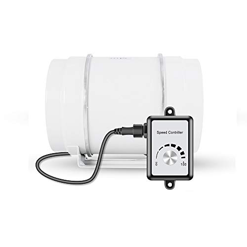 Hon&Guan Abluftventilator Rohrventilator 200mm mit Variabler Geschwindigkeitskontrolle, Abluftventilator für Heizung, Kühlung, Booster, Wachstumszelte, Hydrokulturen, Heimgebrauch Hon&Guan Abluftventilator Rohrventilator 200mm mit Variabler Geschwindigkeitskontrolle, Abluftventilator für Heizung, Kühlung, Booster, Wachstumszelte, Hydrokulturen, Heimgebrauch von Hon&Guan