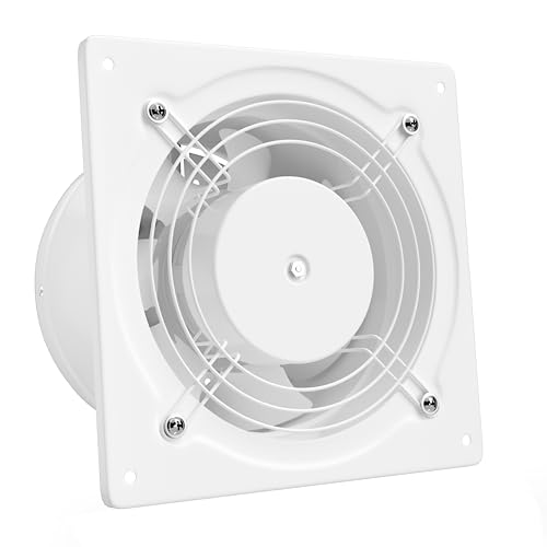 Hon&Guan Abluftventilator ø150mm Industrie Badlüfter Fan Wandventilator Lüfter Abluft Leise für Garagen, Dachböden, Büros, Fabriken, Wäschereien von Hon&Guan