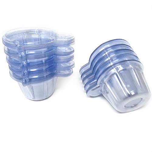 Honbay 100 Stück Kunststoff-Einwegbecher für Schmuckgussformen, Harzschmuck, Seife, Kerzen, DIY (40 ml) von Honbay