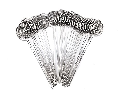 Honbay 30 Stück DIY Runde Form Ring Schleife Handwerk Draht Clip Tisch Karte Notiz Foto Memo Halter Metall Klemme Ton Kuchen Dekoration Zubehör von Honbay