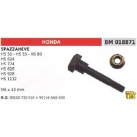 Honda - Sicherheitsstift M6x43mm Schneefräse hs 50 hs 55 hs 80 hs 624 von Honda