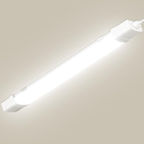 Hondony LED Feuchtraumleuchte 90cm, 30W 3000LM LED Deckenleuchte Werkstatt Röhre Licht mit Radarsensorik, 4500K Neutralweiß Leuchtstoffröhre Unterbauleuchte Lichtleiste für Garage Büro Schlafzimmer Hondony LED Feuchtraumleuchte 90cm, 30W 3000LM LED Deckenleuchte Werkstatt Röhre Licht mit Radarsensorik, 4500K Neutralweiß Leuchtstoffröhre Unterbauleuchte Lichtleiste für Garage Büro Schlafzimmer von Hondony