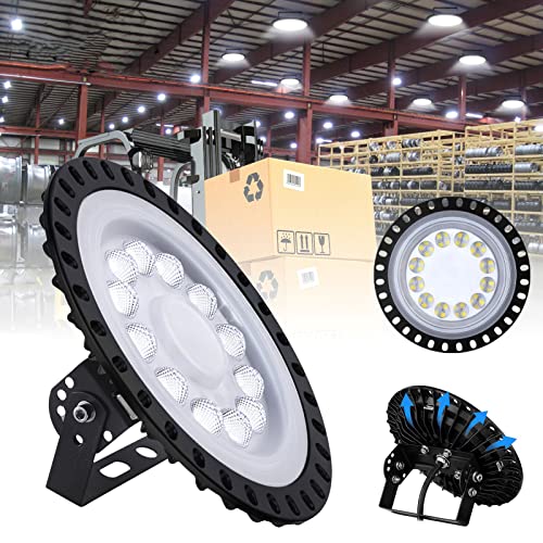 UFO LED Industrielampe, 50W LED Hallenstrahler, 6500K Kaltweiß LED High Bay Licht, IP67 Wasserdicht UFO LED Werkstattlampe, LED Strahler für Fabrikhallen, Hallenstadion, Werkstätten UFO LED Industrielampe, 50W LED Hallenstrahler, 6500K Kaltweiß LED High Bay Licht, IP67 Wasserdicht UFO LED Werkstattlampe, LED Strahler für Fabrikhallen, Hallenstadion, Werkstätten von Hondony