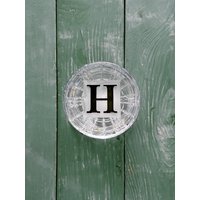 Personalisierte Eiswürfelbehälter Umgekehrtes Design, Benutzerdefinierte Initial Whiskey Ice von HonestIce